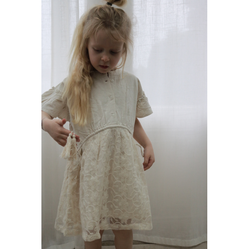 BAJE | JURK CLAUDIE OFF WHITE 