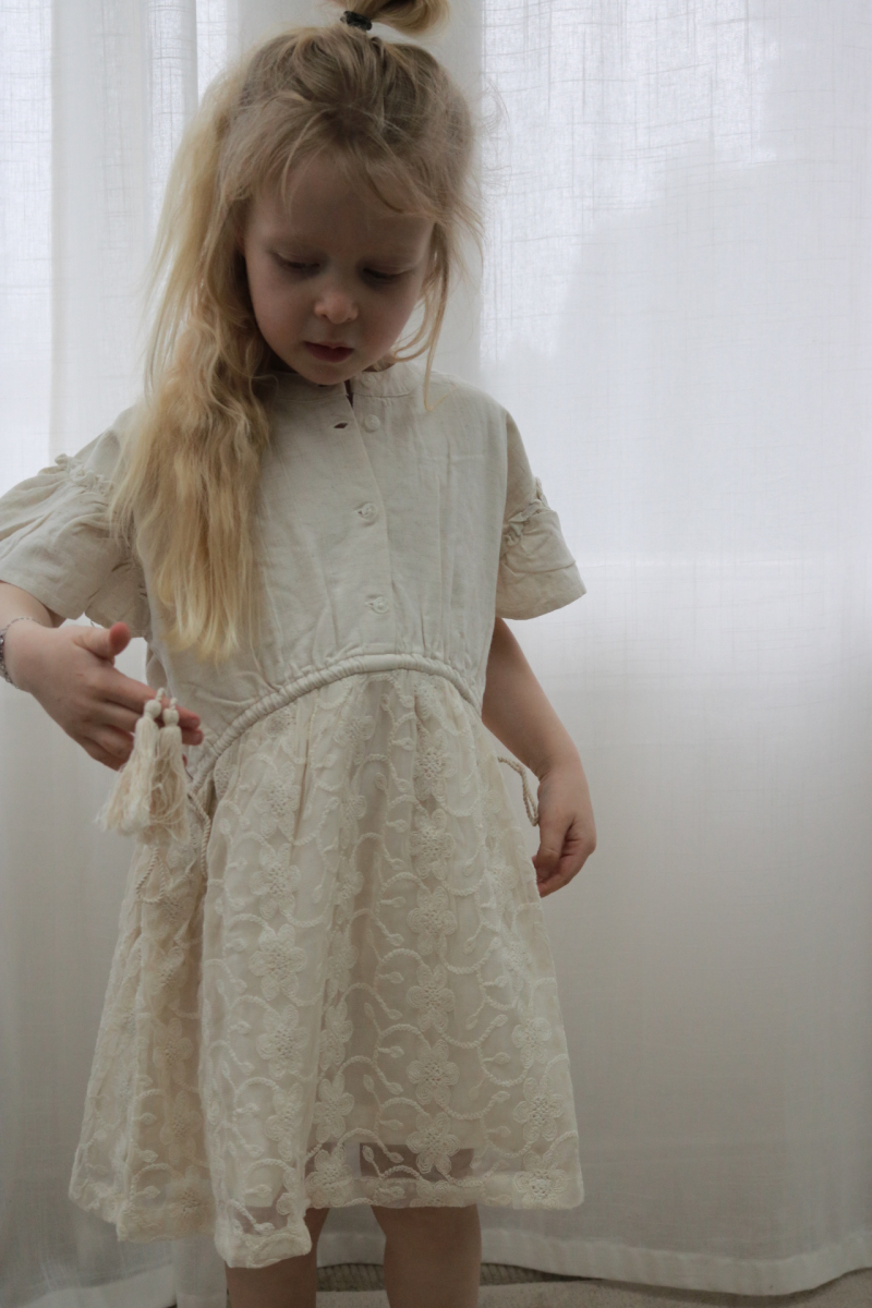 BAJE | JURK CLAUDIE OFF WHITE 