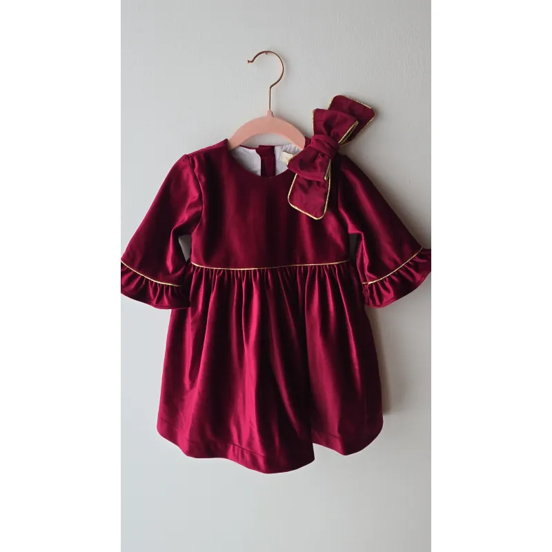 CAMELLIA | VELVET DRESS MILEY 