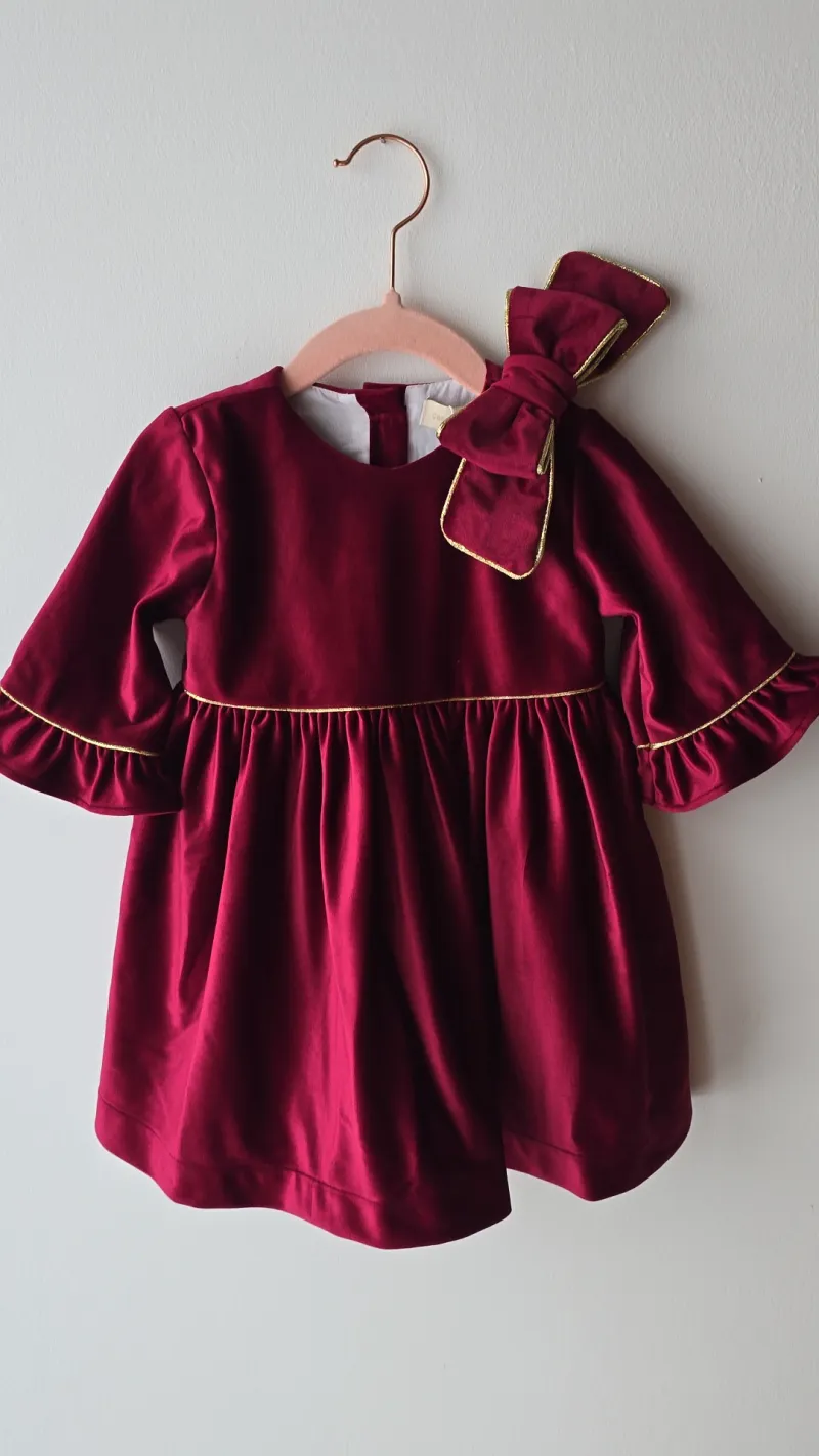 CAMELLIA | VELVET DRESS MILEY 