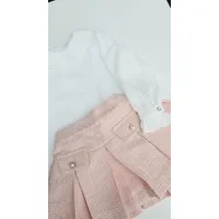 CAMELLIA BOUTIQUE | PINK TWEED SKIRT MILEY