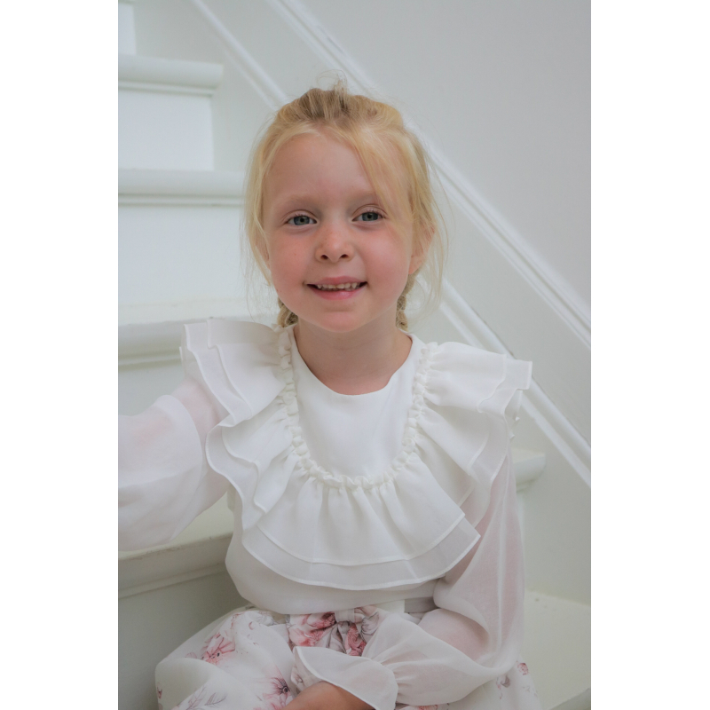 BE CHIC | WITTE BLOUSE NOURHANE 