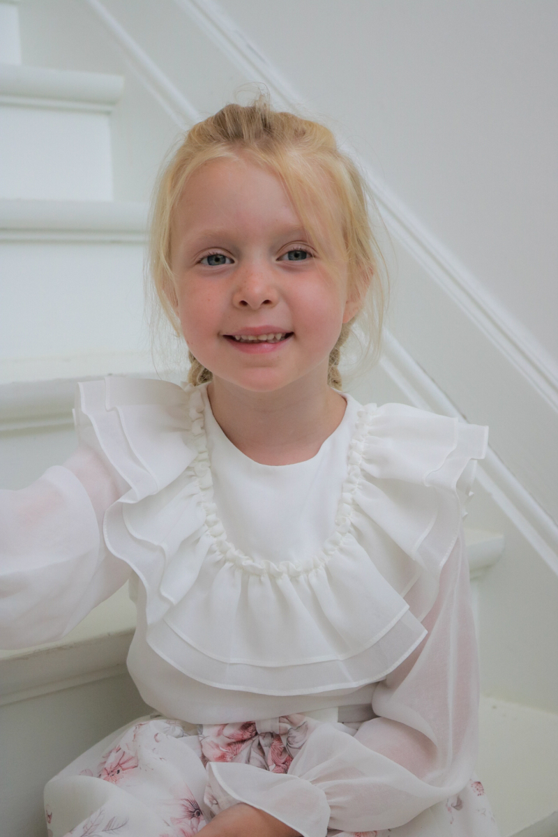 BE CHIC | WITTE BLOUSE NOURHANE 