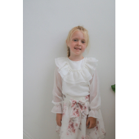 BE CHIC | WITTE BLOUSE NOURHANE 