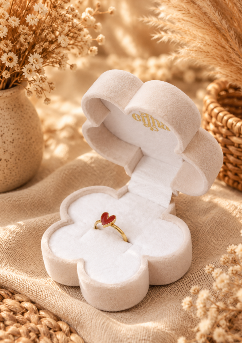 MRS.ERTHA | RING ORGANISCH HART