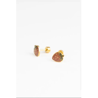 MRS.ERTHA | OORBELLEN GLITTER AARDBEI 