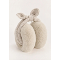 MRS.ERTHA | BOWMUFFS WOLK VANILLE 