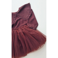 LRDM : LUNE TOP BURGUNDY 