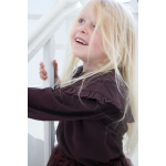 LRDM : LUNE TOP BURGUNDY 