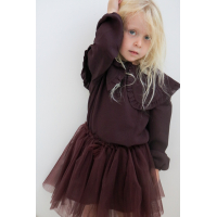 LRDM : LUNE TOP BURGUNDY 