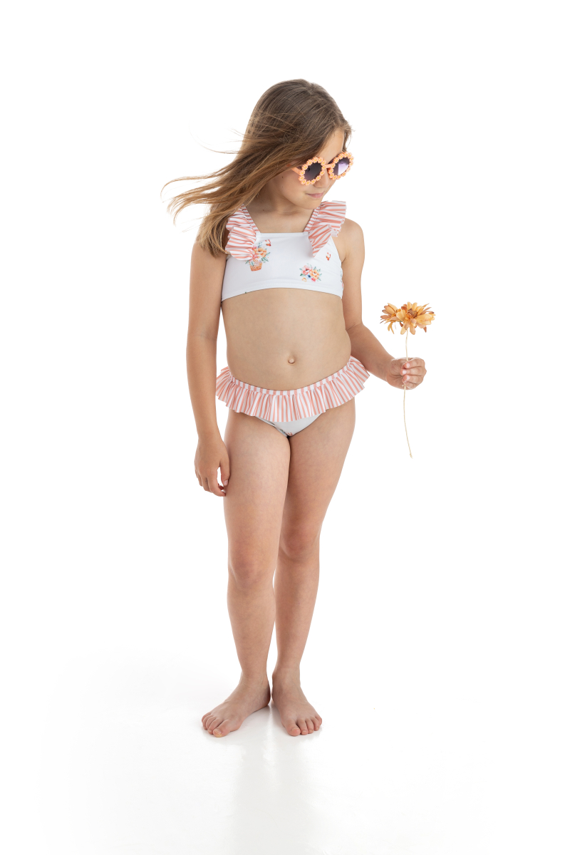 MEIA PATA | flowers bikini 