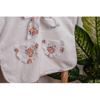 MEIA PATA | PONCHO FLOWERS 