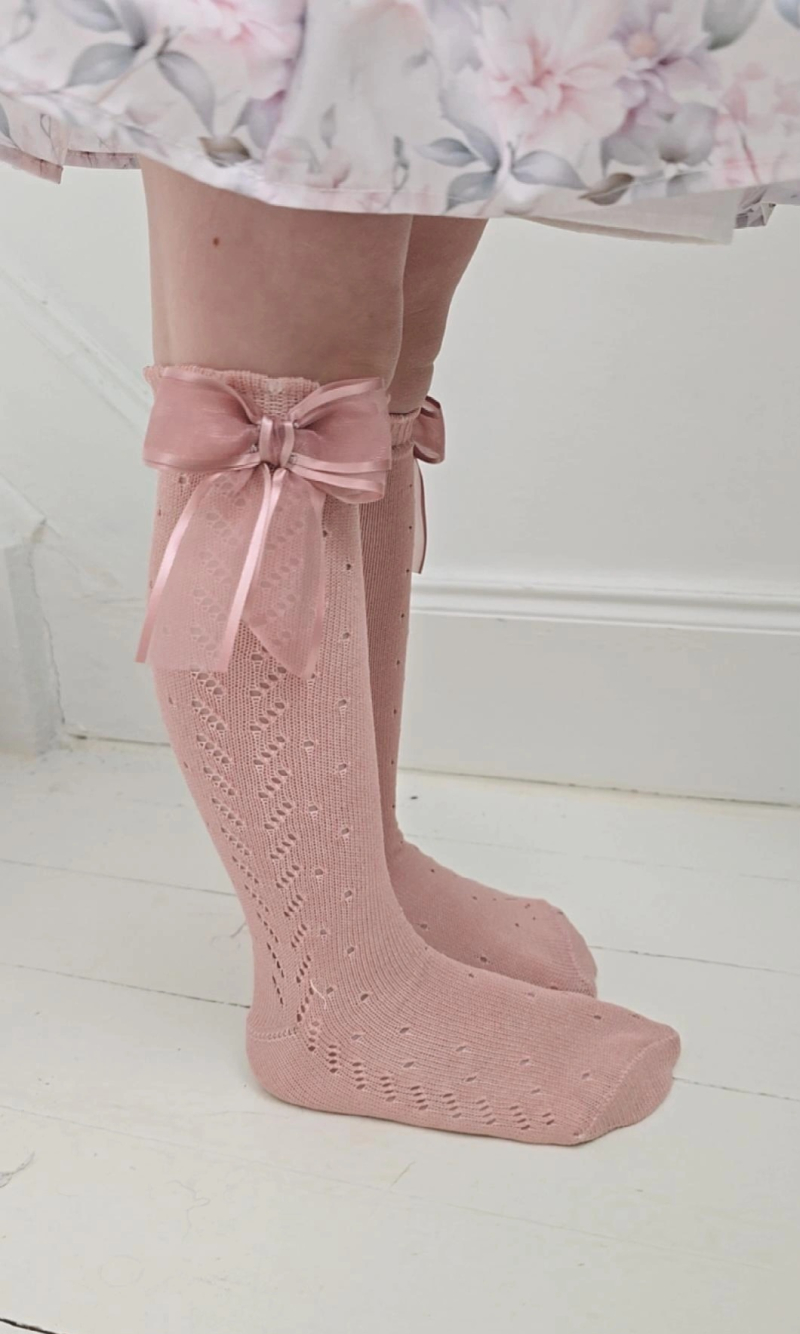 MEIA PATA | KNIEKOUSJES DUBBELE STRIK DRY PINK 