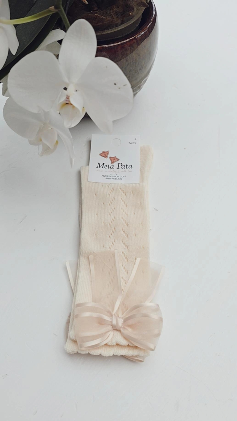 MEIA PATA | KNIEKOUSJES DUBBELE STRIK PEARL 