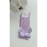 MEIA PATA | KNIEKOUSJES SATIJN STRIK PAARS