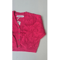 MINOTI | CARDIGAN DARK PINK 