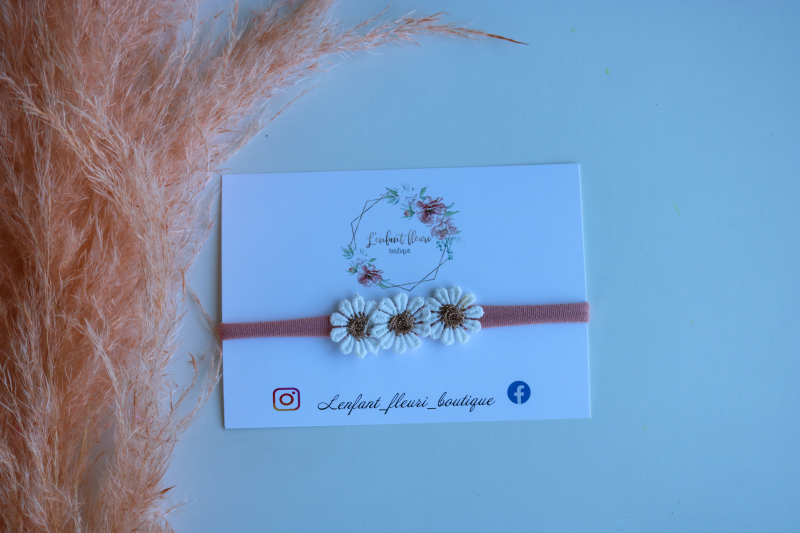 L'ENFANT FLEURI | NYLON HAARBANDJE NETTE
