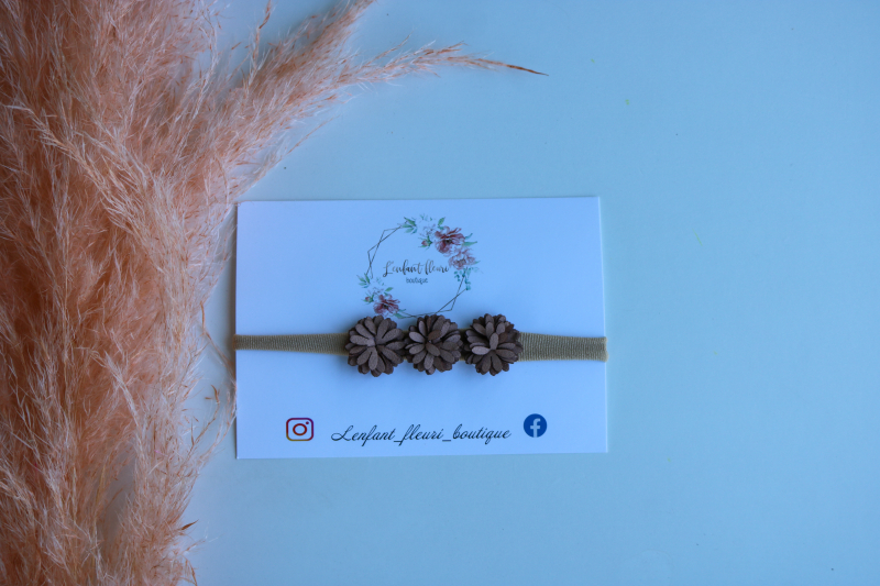 L'ENFANT FLEURI | NYLON HAARBANDJE NOAH 