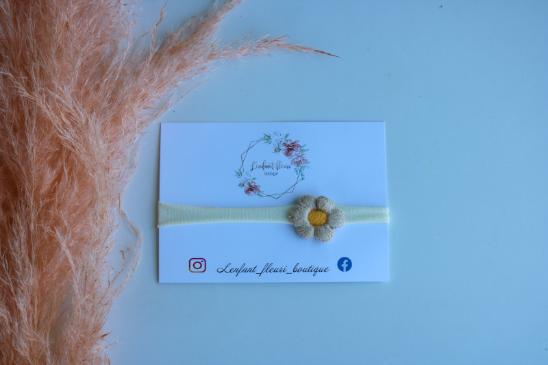 L'ENFANT FLEURI | NYLON HAARBANDJE SIENNA