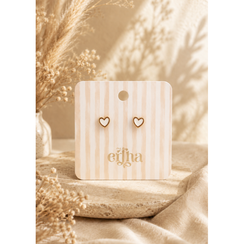MRS.ERTHA | OORBELLEN DUO HARTJE