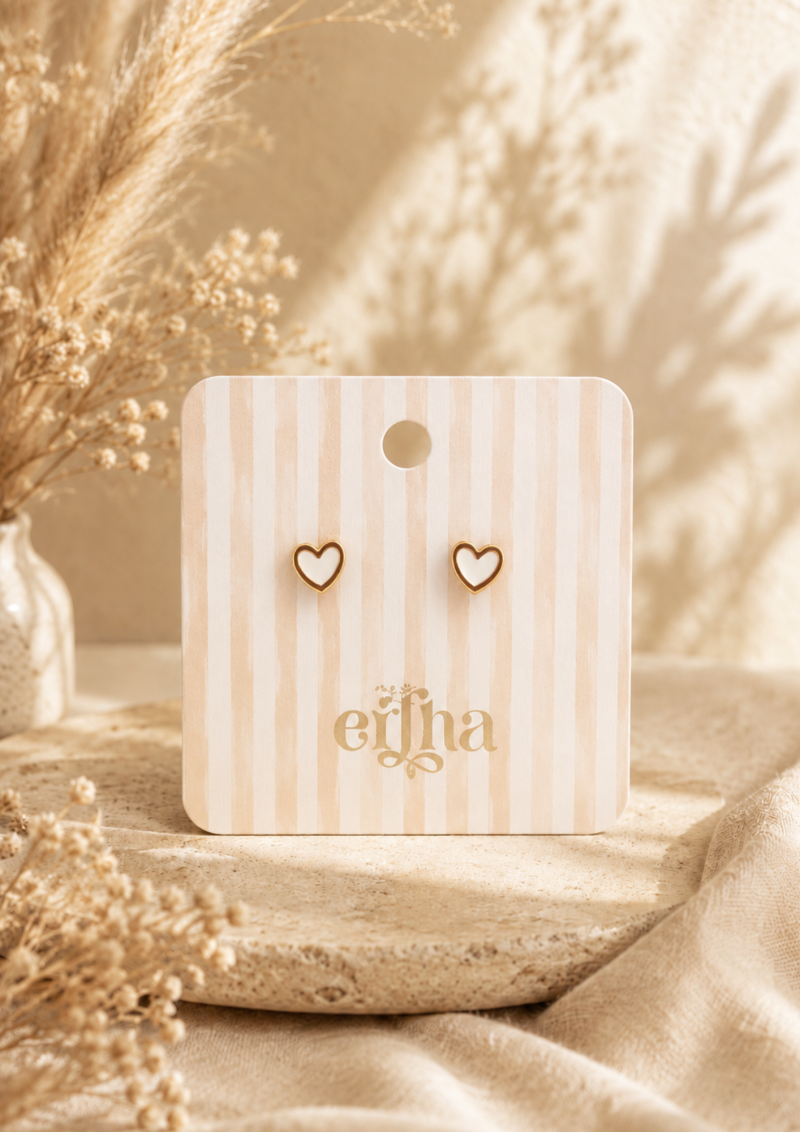 MRS.ERTHA | OORBELLEN DUO HARTJE