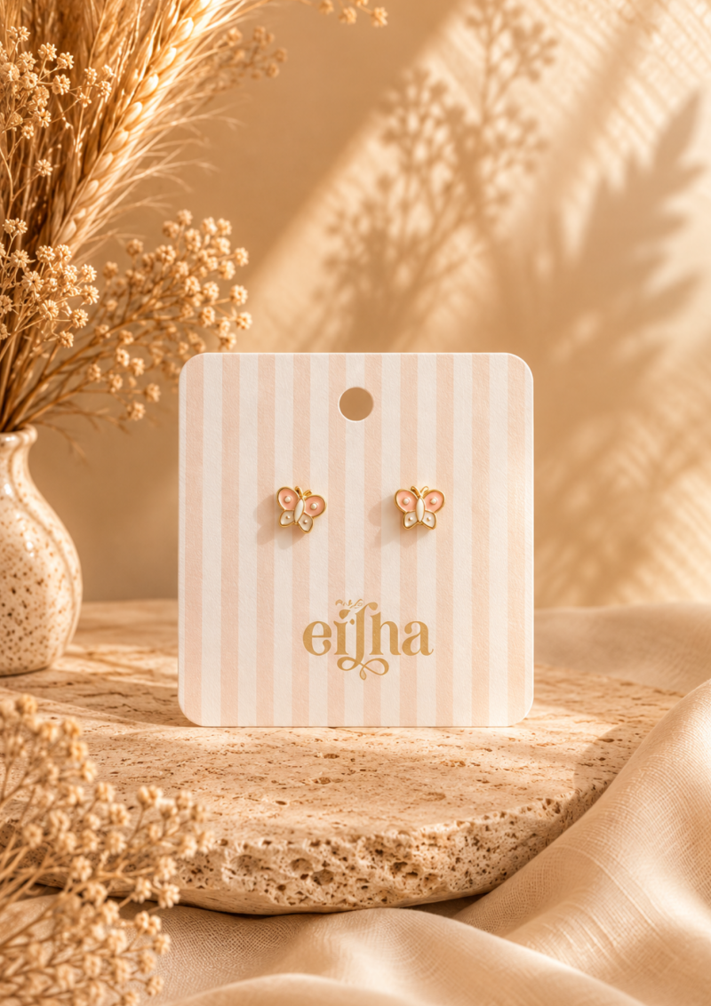 MRS.ERTHA | OORBELLEN KLEINE VLINDER 